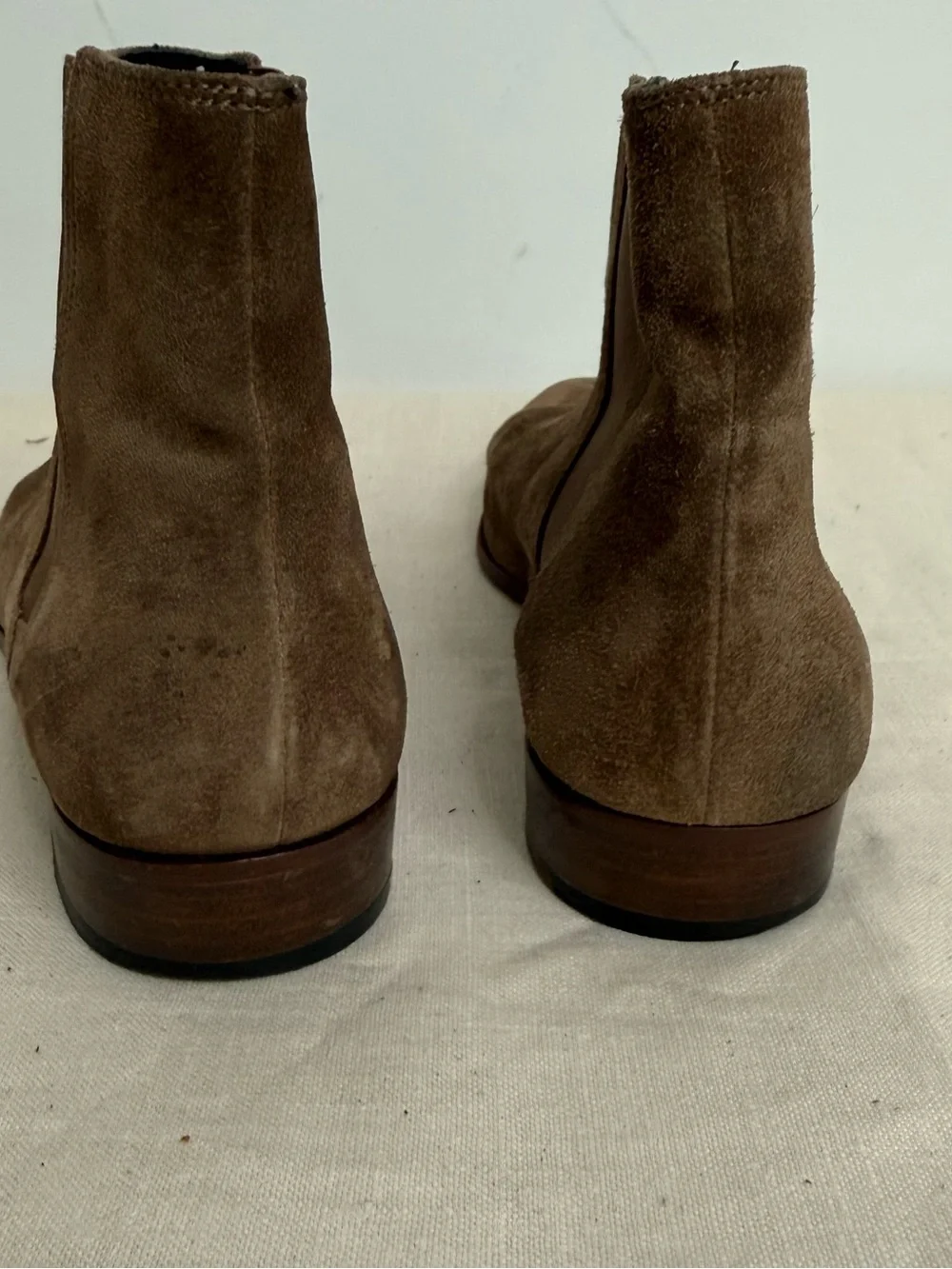 The Kooples Men's Sz FR 43 US 9,5-10 UK 9-Chestnut Brown Chelsea Leather Boots